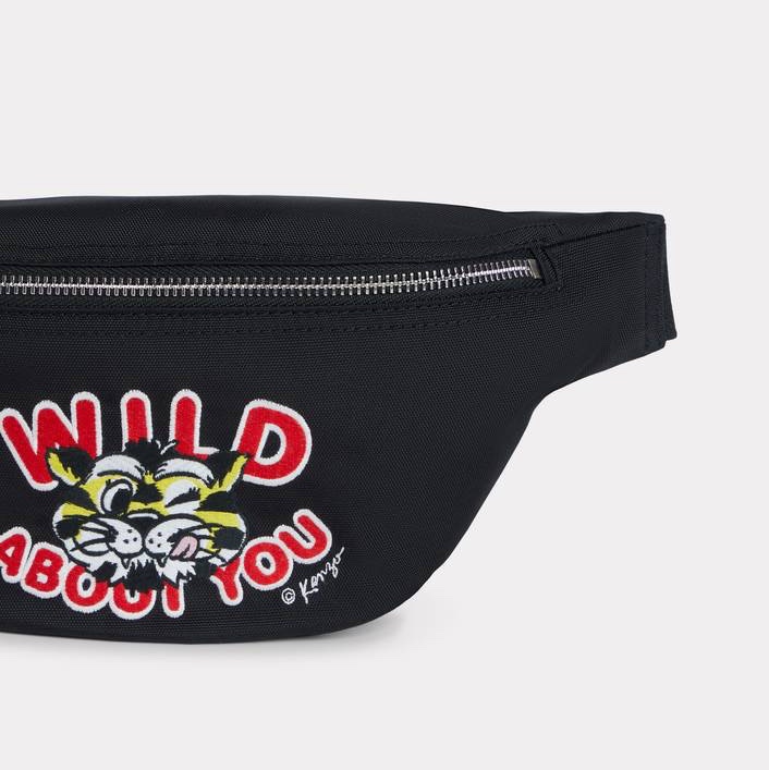 Kenzo 男士 KENZO WILD TIGER 腰包均碼碼32cm*6cm*17cm-4
