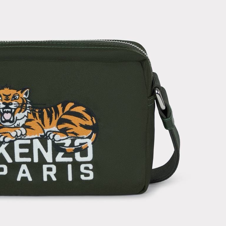 Kenzo 男士 Happy Tiger 斜挎包均碼碼22cm*6cm*14.5cm-2