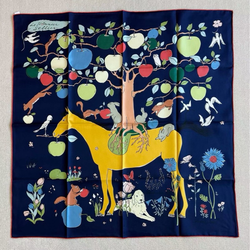 Hermes 絲巾裱框 90x90 cm-0