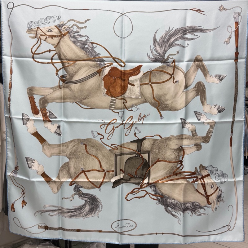 Hermes 絲巾裱框 90x90 cm-3