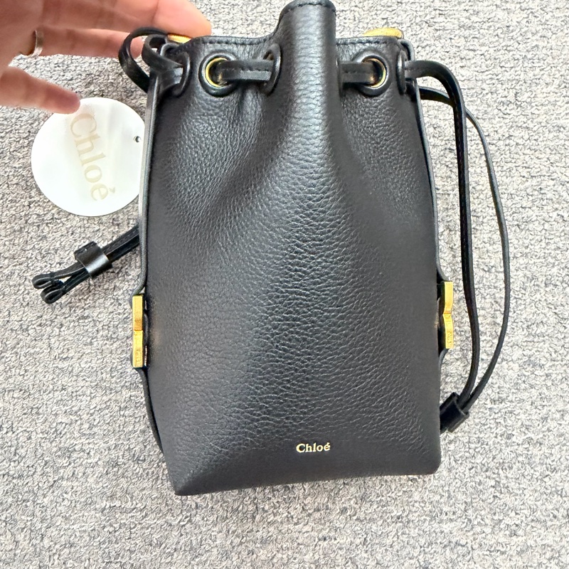 Chloe 水桶包 ,肩帶遺失 需要自行另配-0