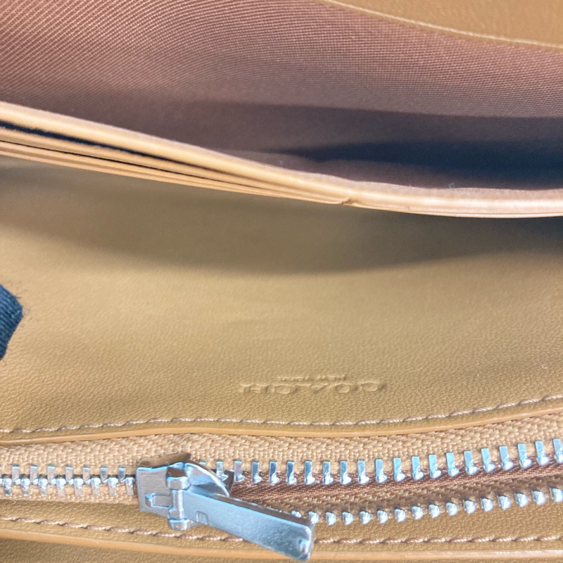 MS0547 Coach 蔻馳 拉鏈 長銀包 帆布 啡色 銀扣 Zip Around Long Wallet Canvas Brown x PHW-32
