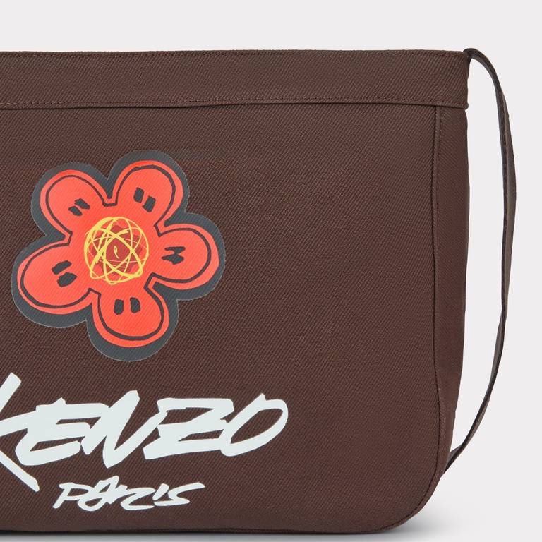 Kenzo 男士 大號帆布斜挎包均碼碼35cm*8cm*27.5cm-3