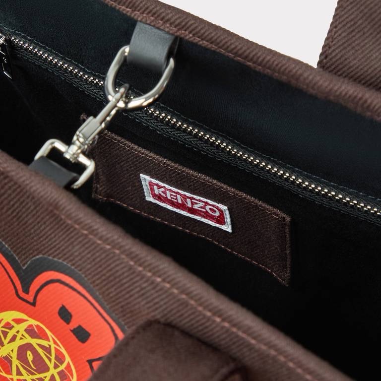 Kenzo 男士 大號帆布托特包均碼碼34cm*13.5cm*47.5cm-3