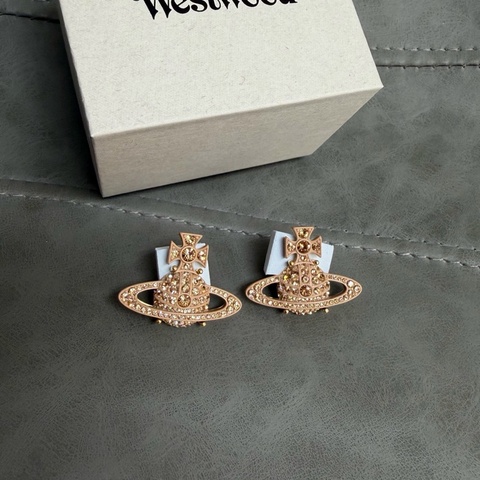 Vivienne Westwood 西太后 土星 🪐 耳環
