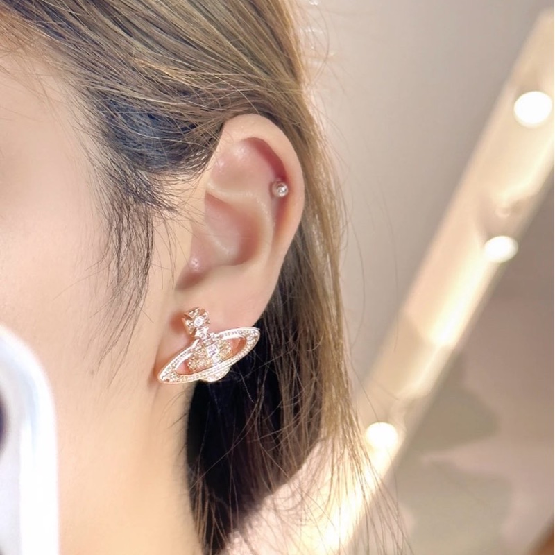 Vivienne Westwood 西太后 土星 🪐 耳環-4