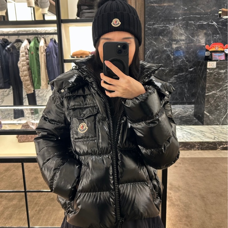 Moncler -Andro 女款 羽絨 黑1碼 ，白2碼-5