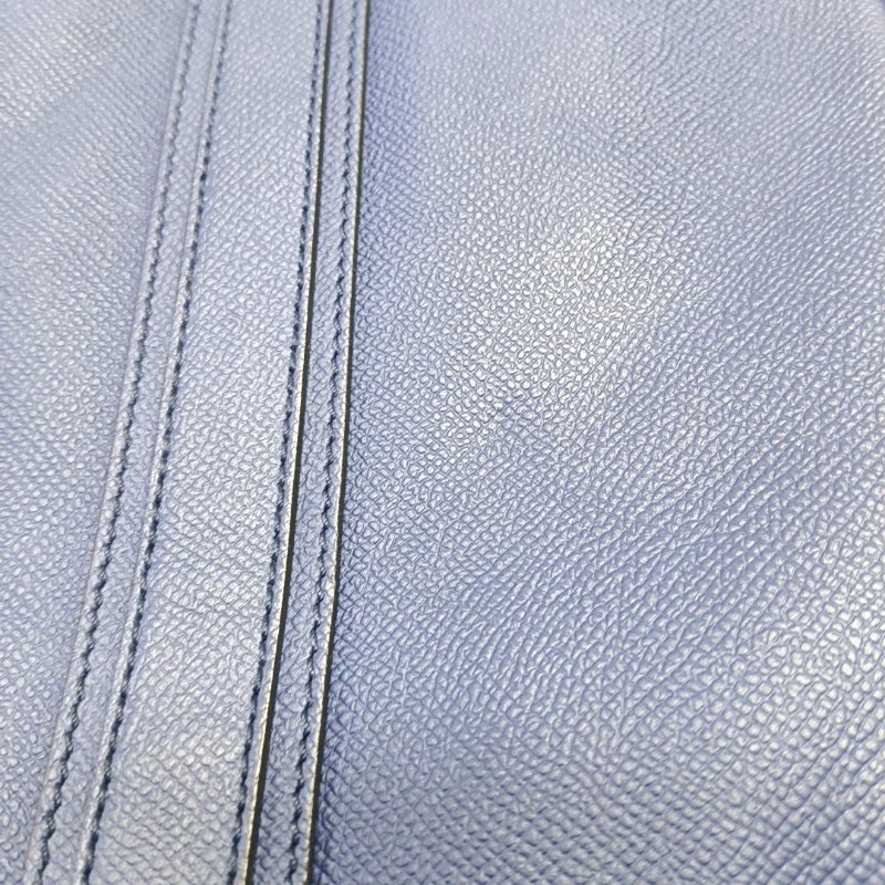 BURBERRY藍色牛皮絎縫單肩包手提包斜挎包釘色五金可拆卸肩帶-8