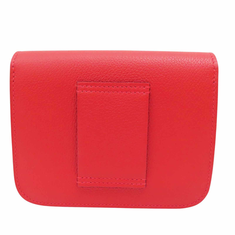 卡薩克紅 Evercolor牛皮 錢包 K刻 金釦【HERMES 愛馬仕】-1