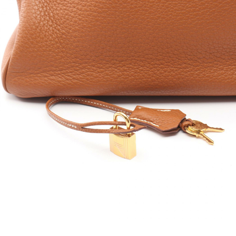 愛馬仕 Birkin 35 手提包（中）Taurillon Clemence 金色二手女款 GHW-5