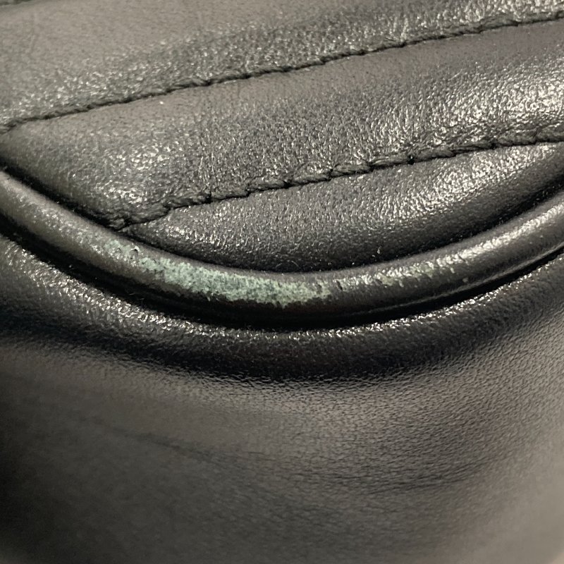 GUCCI 古馳 447632 GG Marmont Medium 羊皮 相機包 斜背包 黑色 金釦-13