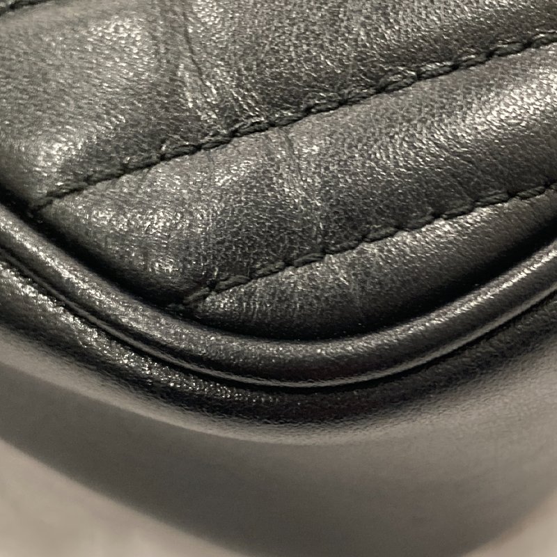 GUCCI 古馳 447632 GG Marmont Medium 羊皮 相機包 斜背包 黑色 金釦-16