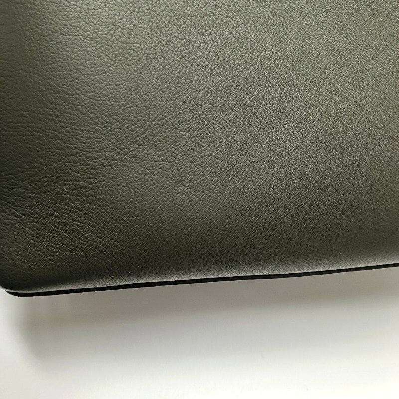 FENDI 2 Jours綠色牛皮單肩包斜挎包手提包金色五金可拆卸肩帶 9.8新-8