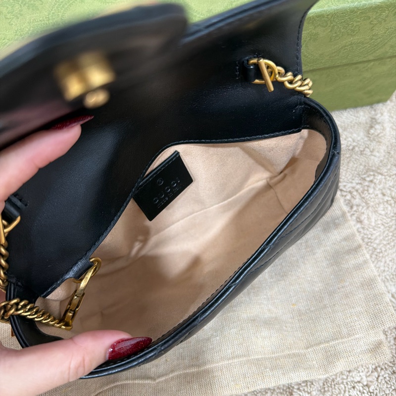 Gucci marmont mini 黑色-3