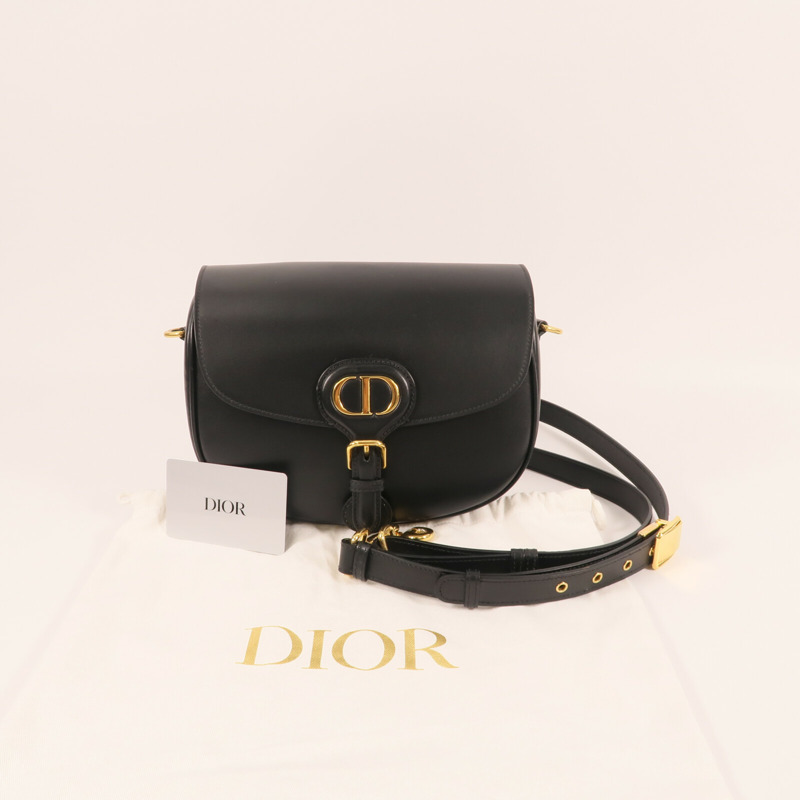 Dior 牛皮皮革Bobby Medium金扣肩背袋-13