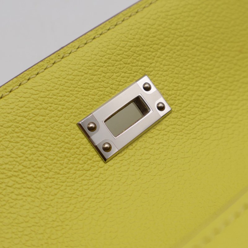 HERMES Kelly danse ll - 檸檬黃銀 Z-3