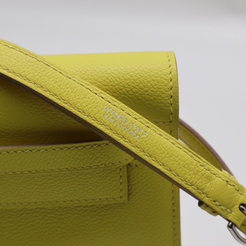 HERMES Kelly danse ll - 檸檬黃銀 Z-5