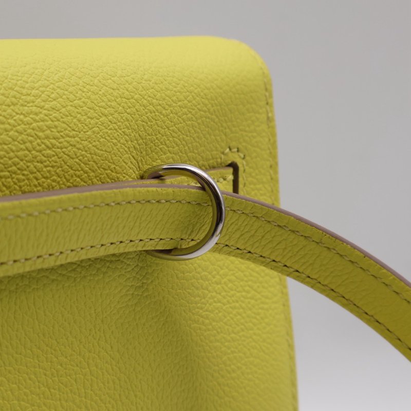 HERMES Kelly danse ll - 檸檬黃銀 Z-6