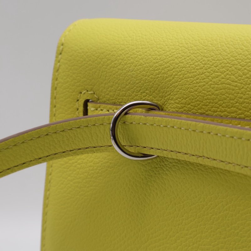 HERMES Kelly danse ll - 檸檬黃銀 Z-7