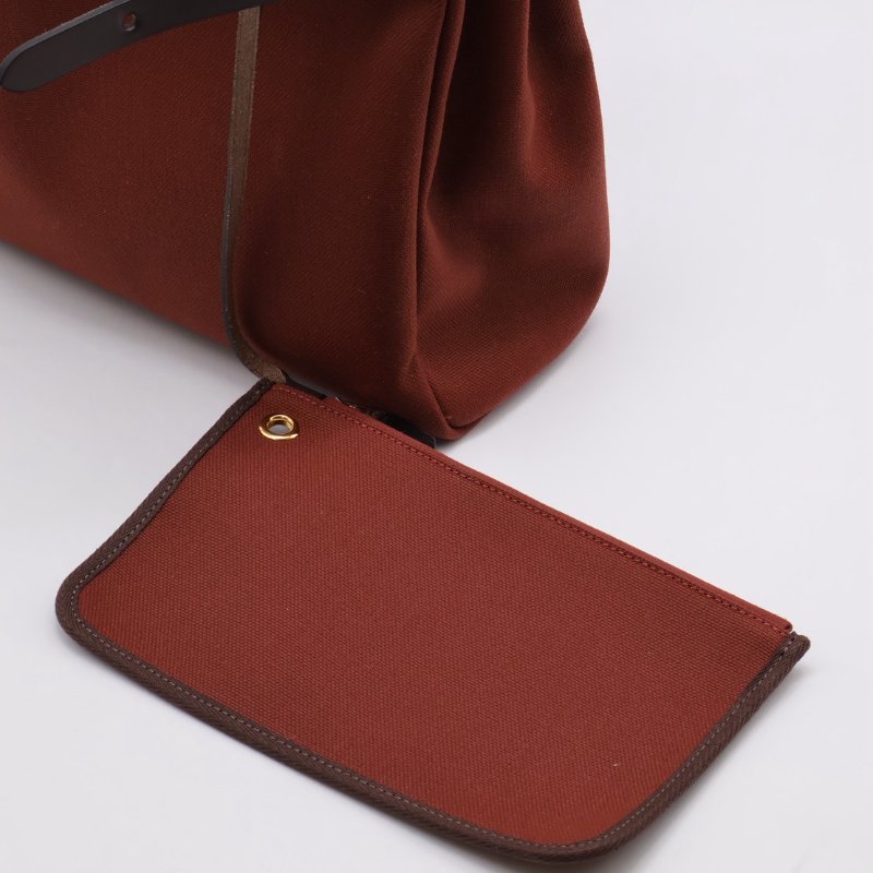 HERMES Herbag zip 31 - 愛馬仕紅 / 烏木金 Z-5