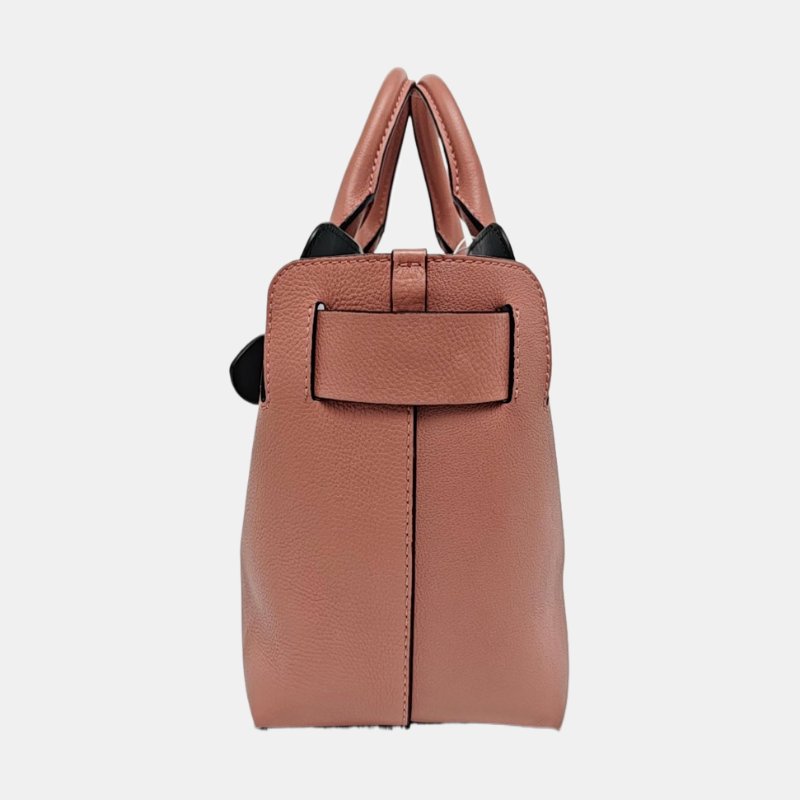 BURBERRY The Belt小號粉色牛皮貝爾特包單肩包手提包銀色五金可拆卸肩帶 9.8新-2