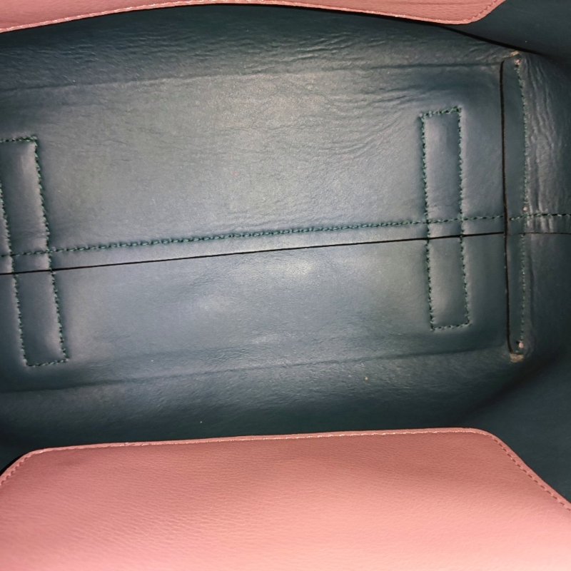 BURBERRY The Belt小號粉色牛皮貝爾特包單肩包手提包銀色五金可拆卸肩帶 9.8新-9