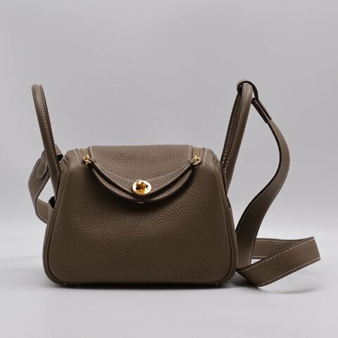 HERMES Mini lindy - 大象灰金 Z