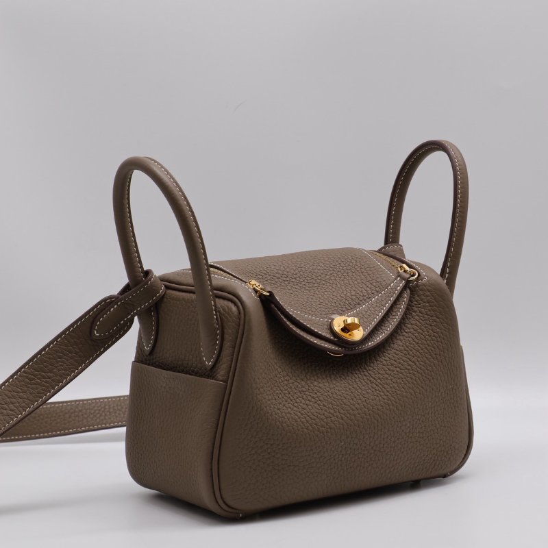 HERMES Mini lindy - 大象灰金 Z-10