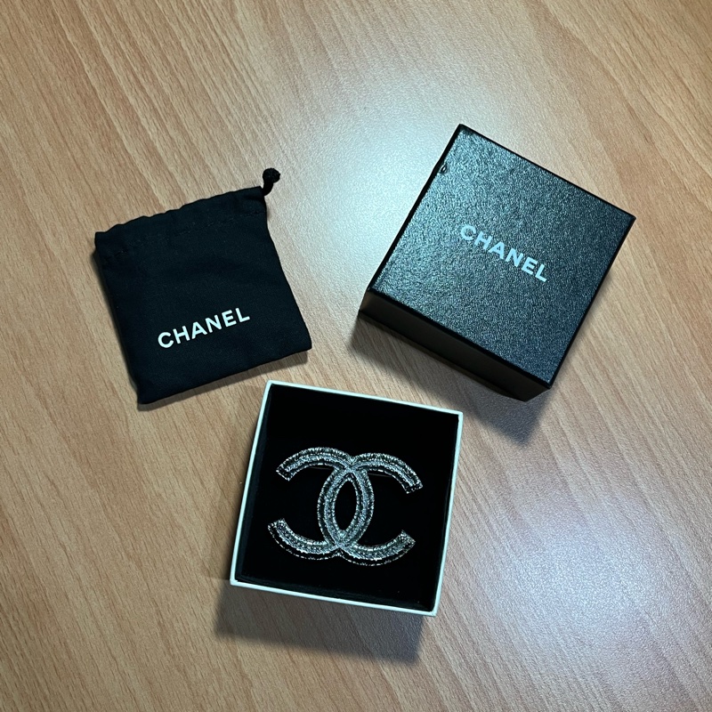 Chanel 胸針，安全扣已鬆 / vintage，屬大 不議價～-0