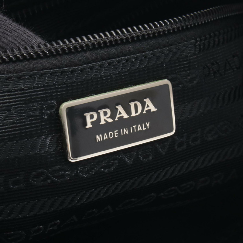 PRADA 斜背肩背包 尼龍皮革 黑色 二手 女士-3