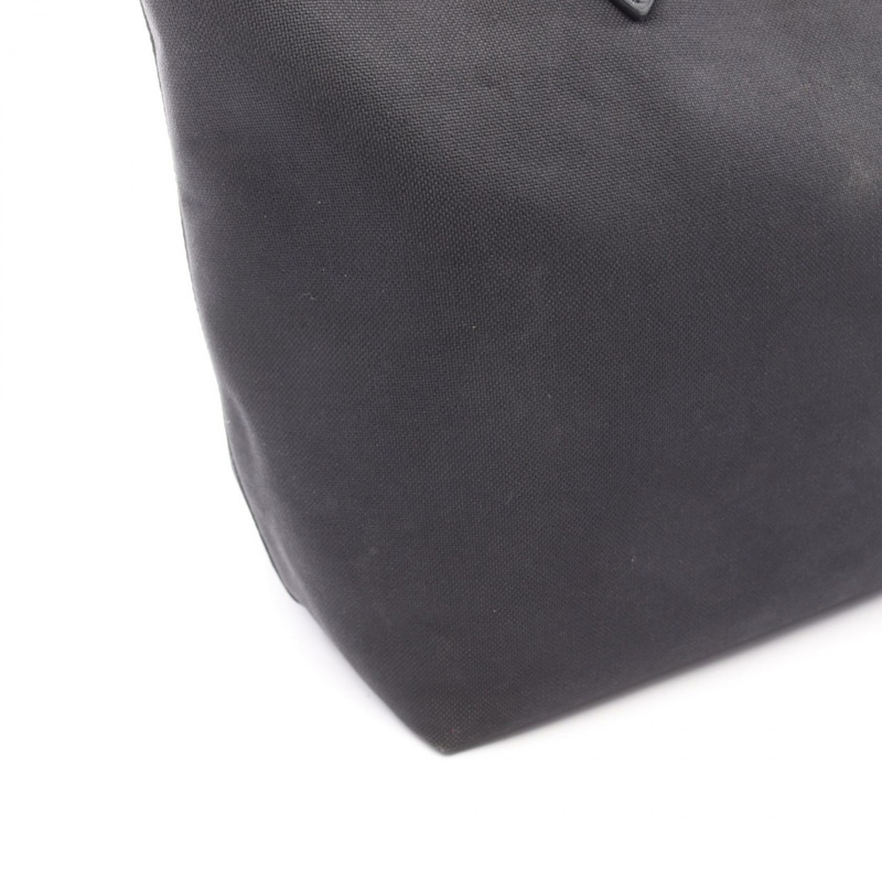 PRADA LOGO JACQUARD 單肩手提包 1BG158 帆布皮革黑色二手女款-6