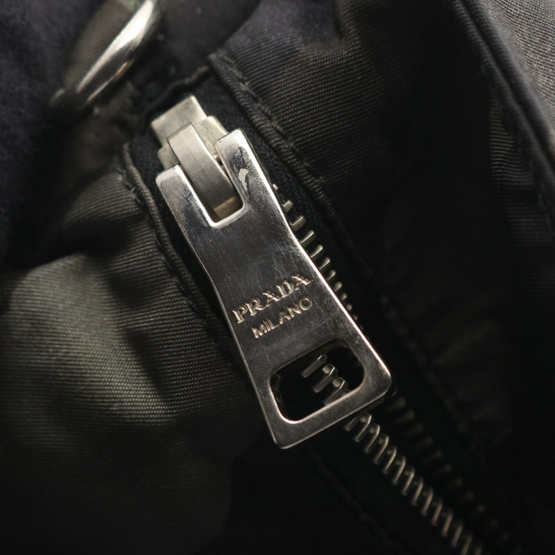 PRADA 斜背包 尼龍皮革 綠色迷彩 二手 女士-9