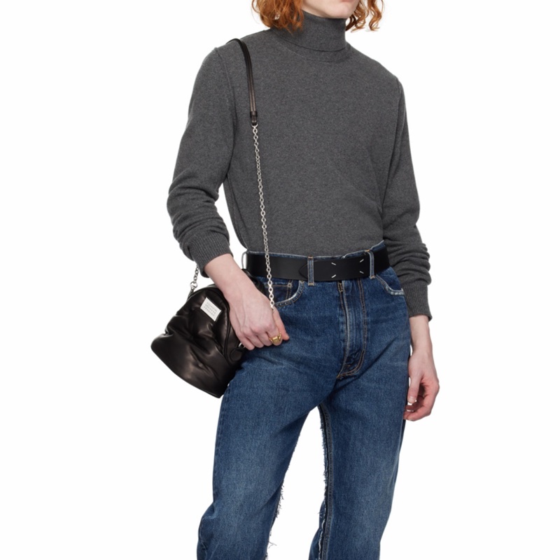 Maison Margiela 女士 數字logo襯墊雙肩包均碼碼17cm*12cm*21cm-4