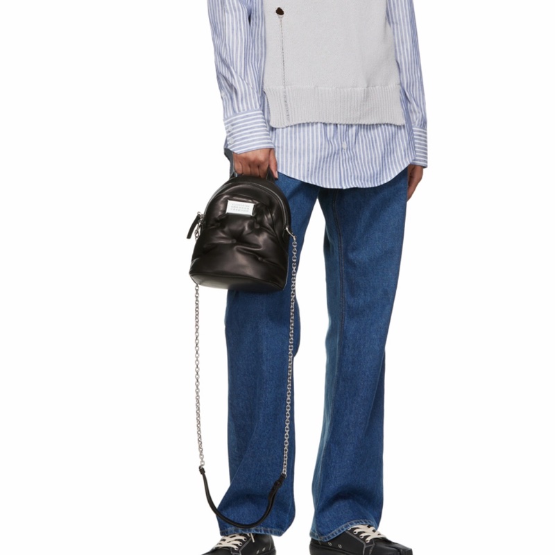 Maison Margiela 女士 數字logo襯墊雙肩包均碼碼17cm*12cm*21cm-5