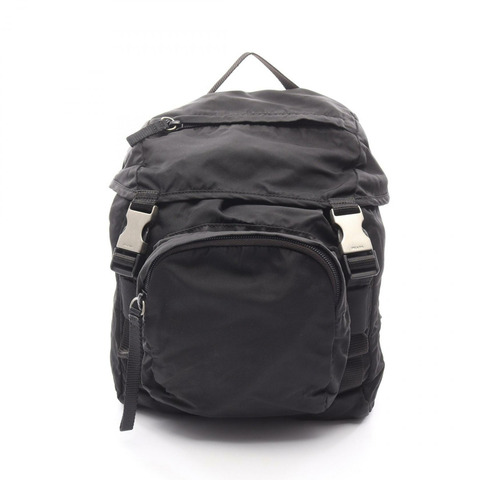 PRADA TESSUTO MONTAGN 雙肩背包 V140 尼龍黑色二手女款