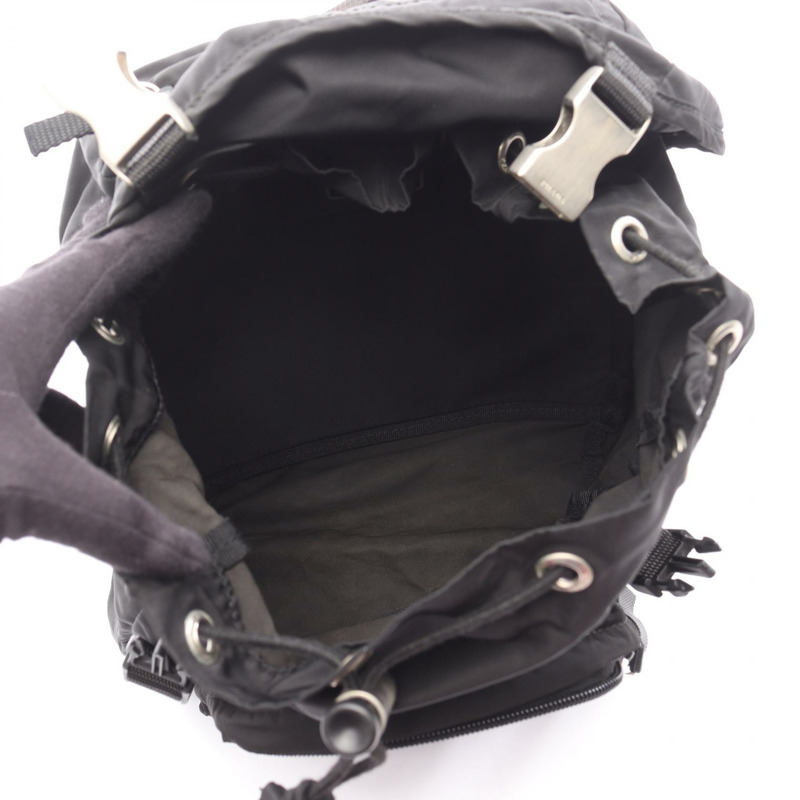 PRADA TESSUTO MONTAGN 雙肩背包 V140 尼龍黑色二手女款-2