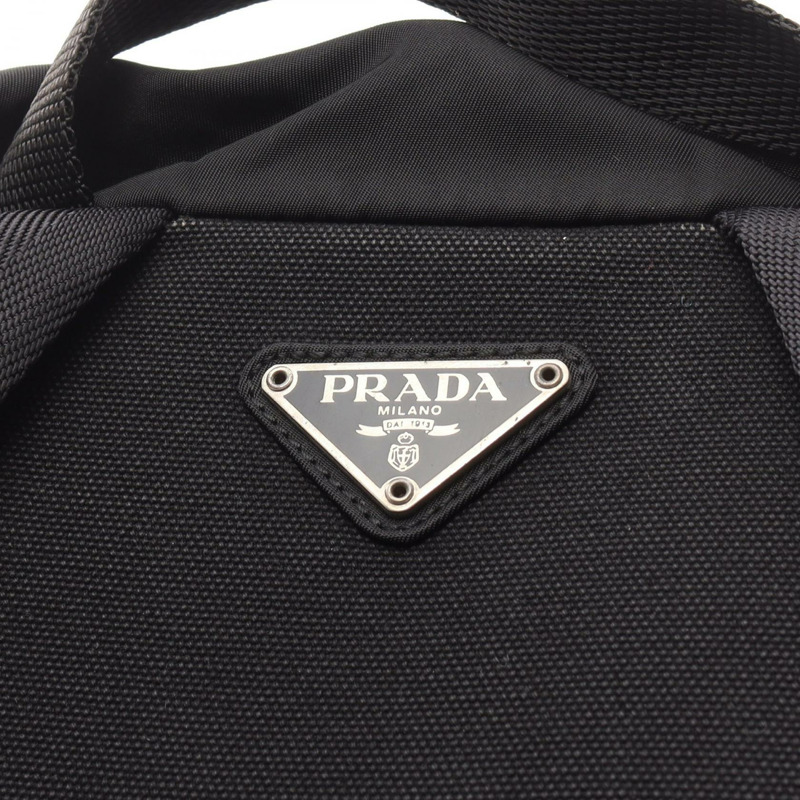 PRADA TESSUTO MONTAGN 雙肩背包 V140 尼龍黑色二手女款-4