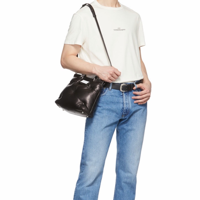 Maison Margiela 女士 小號Glam Slam徽標單肩包均碼碼小號、25cm*10cm*22cm-2