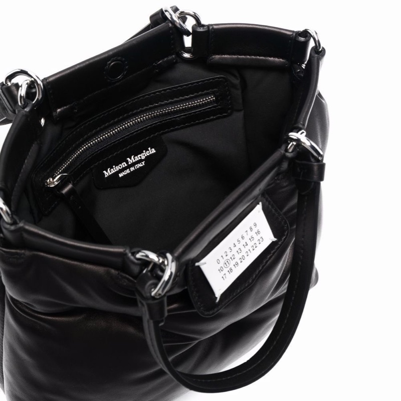 Maison Margiela 女士 小號Glam Slam徽標單肩包均碼碼小號、25cm*10cm*22cm-3