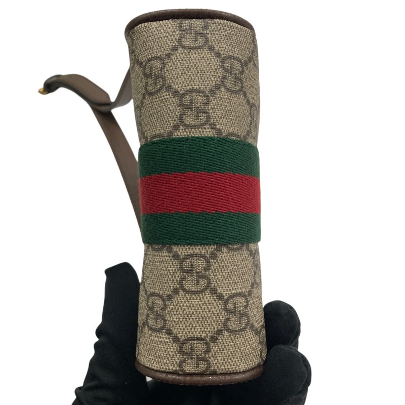 GUCCI 古馳 598127 Gucci Ophidia GG PVC帆布 相機包 斜背包 卡其色老花 金釦-5