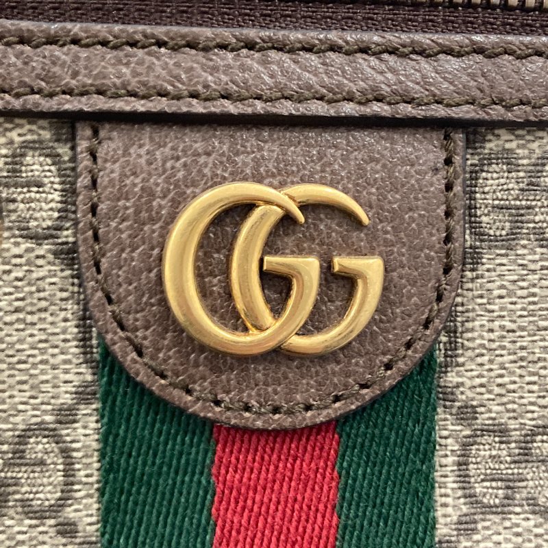 GUCCI 古馳 598127 Gucci Ophidia GG PVC帆布 相機包 斜背包 卡其色老花 金釦-14