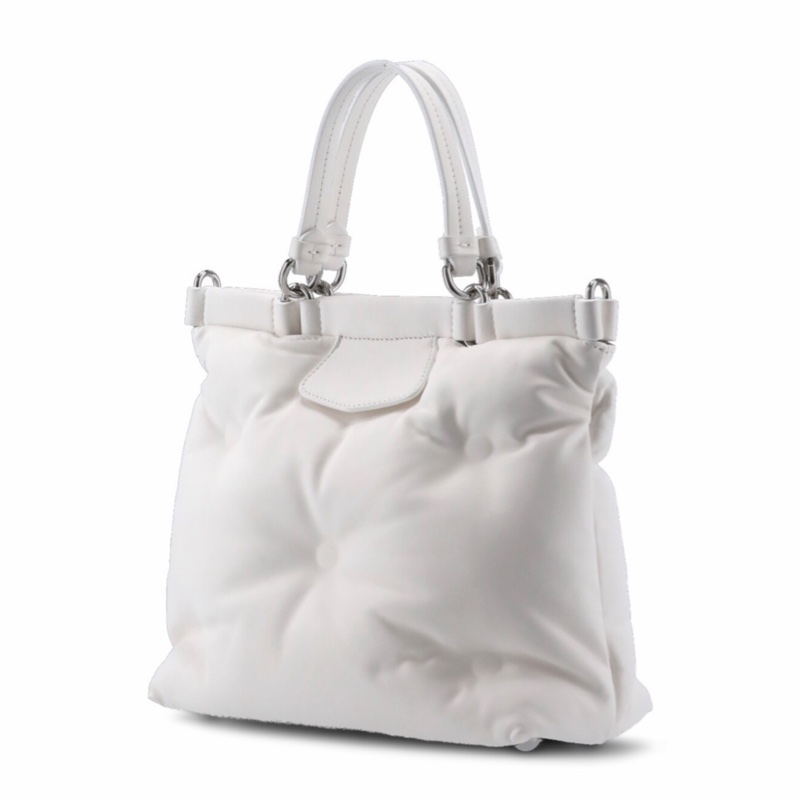 Maison Margiela 女士 小號Glam Slam標貼細節單肩包均碼碼小號、26cm*10cm*21cm-4