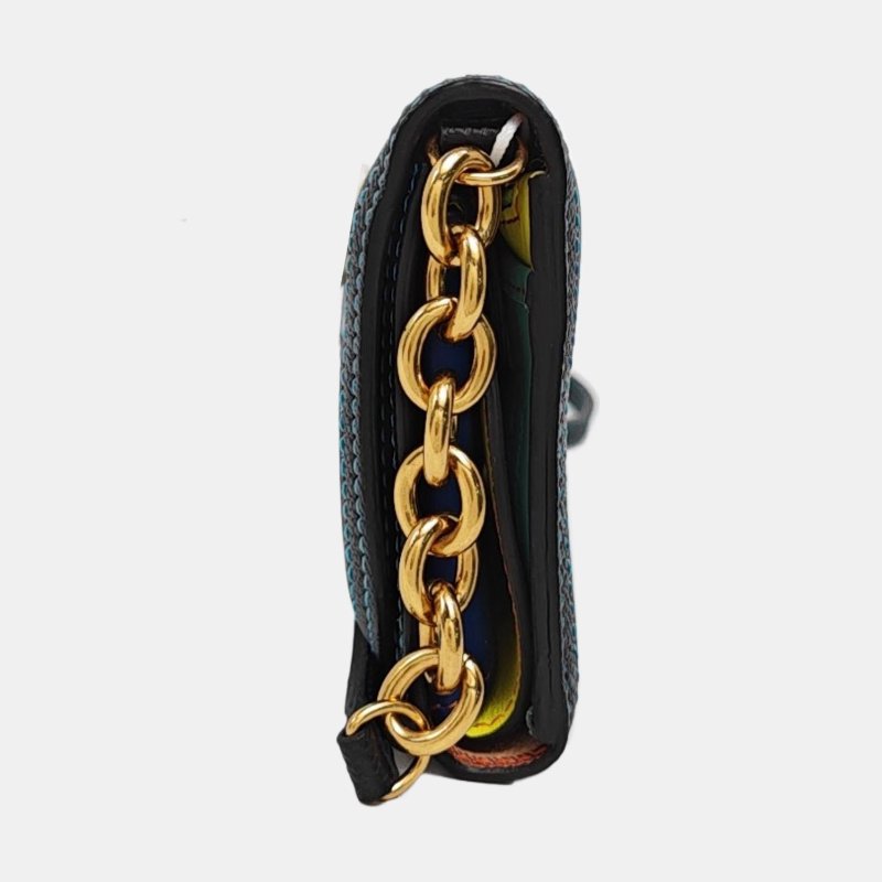 BURBERRY黑色皮革單肩包手提包金色五金可拆卸肩帶 9.8新-2