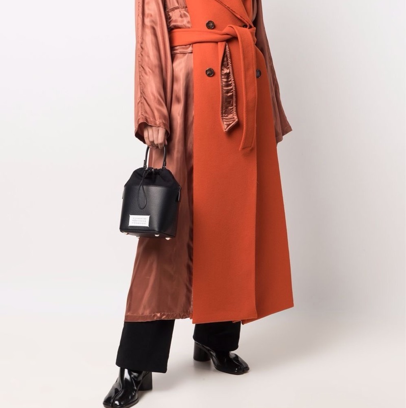 Maison Margiela 女士 數字logo貼花小號水桶手提包均碼碼小號、14cm*12cm*15cm-6