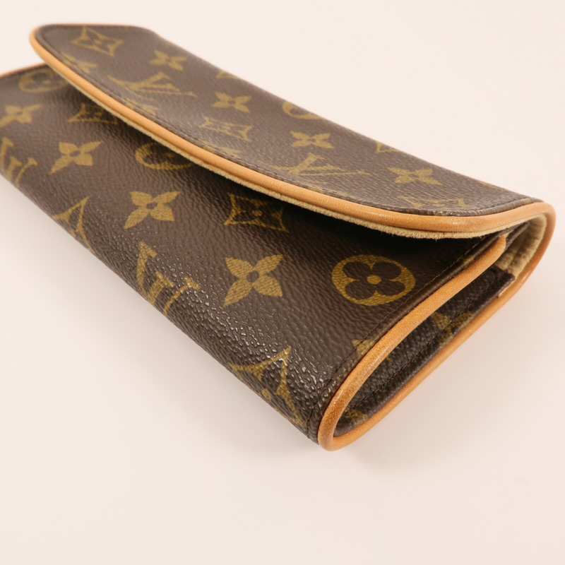 LOUIS VUITTON Monogram Pochette Twin PM金扣肩背袋-4