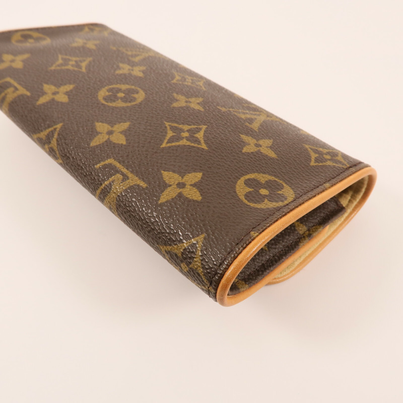 LOUIS VUITTON Monogram Pochette Twin PM金扣肩背袋-6