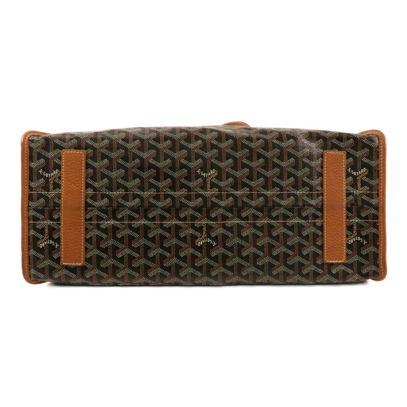 GOYARD 塗層帆布Hardy PM銀扣手挽袋-4