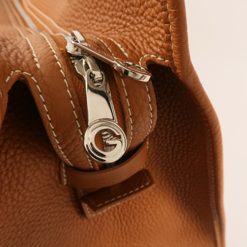 GOYARD 塗層帆布Hardy PM銀扣手挽袋-10