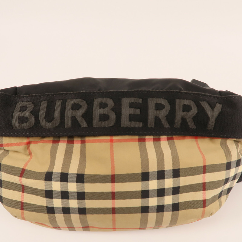 BURBERRY 尼龍Waist Bag腰包-10