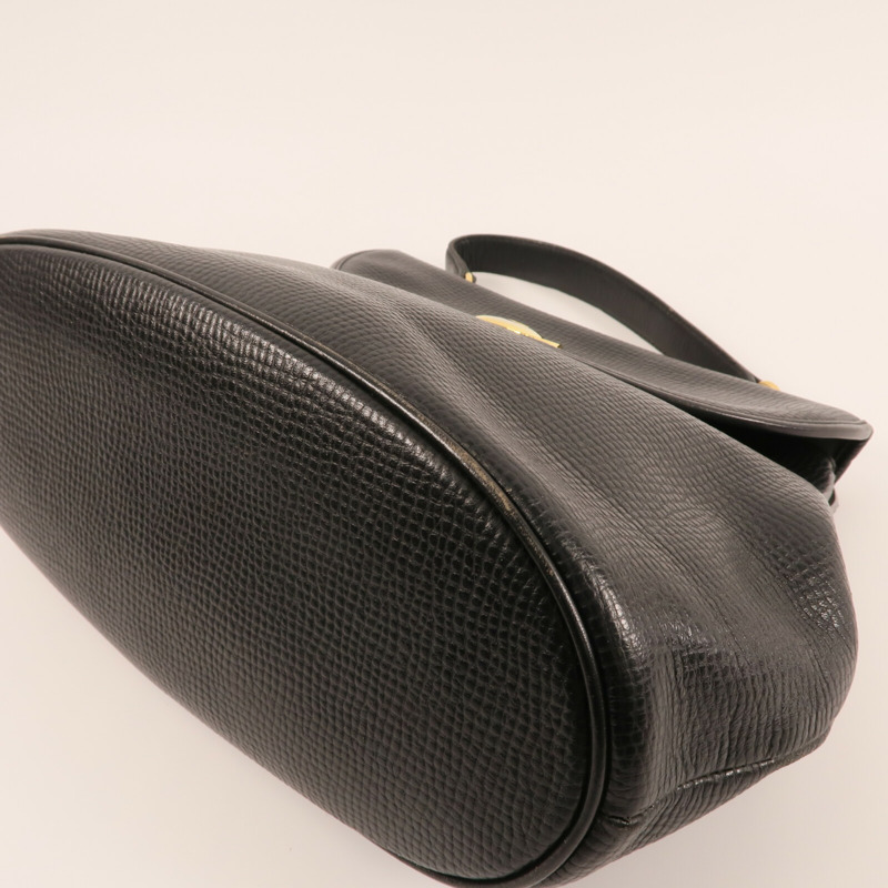 Dior 牛皮皮革Vintage Hand Bag金扣手挽袋-5